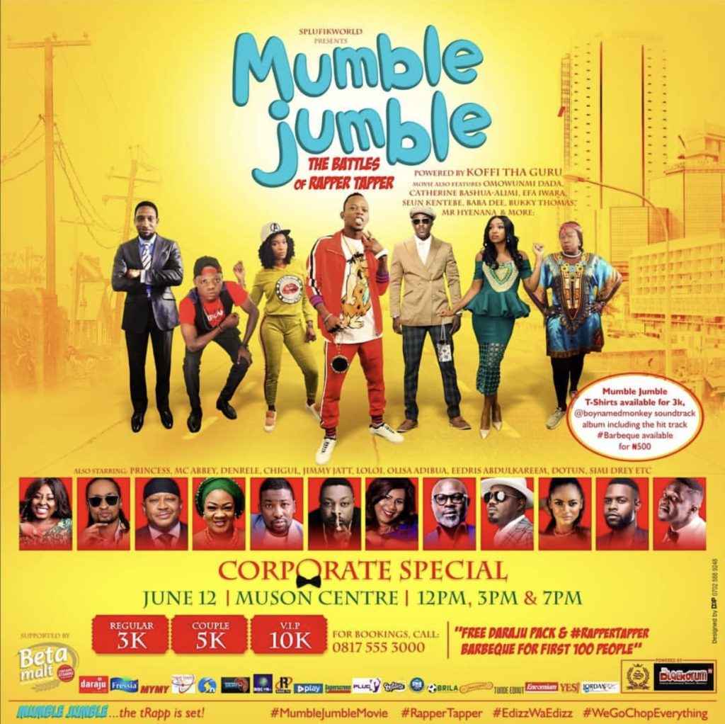 Comedian extraordinaire, Koffi The Guru’s Mumble Jumble for premiere