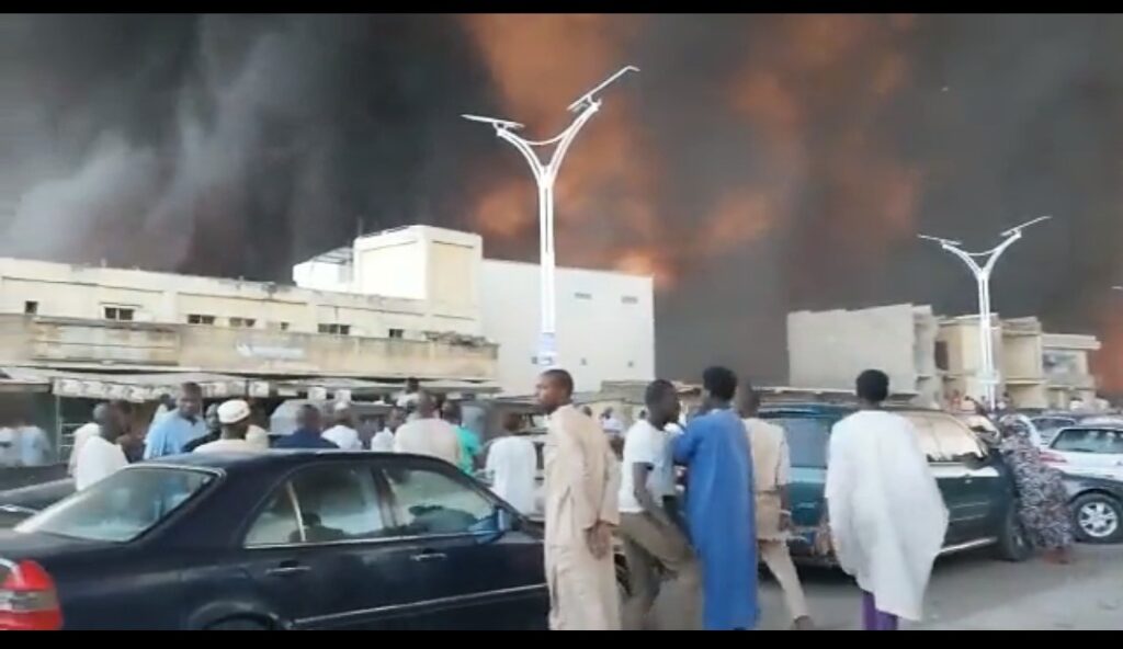 Borno Largest Market Burnt, Zulum Announced N1 Billion Relief Fund!